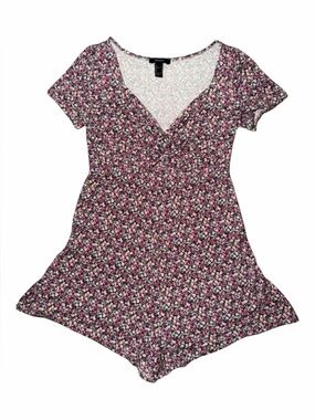 Forever 21 Women's Small Floral Romper